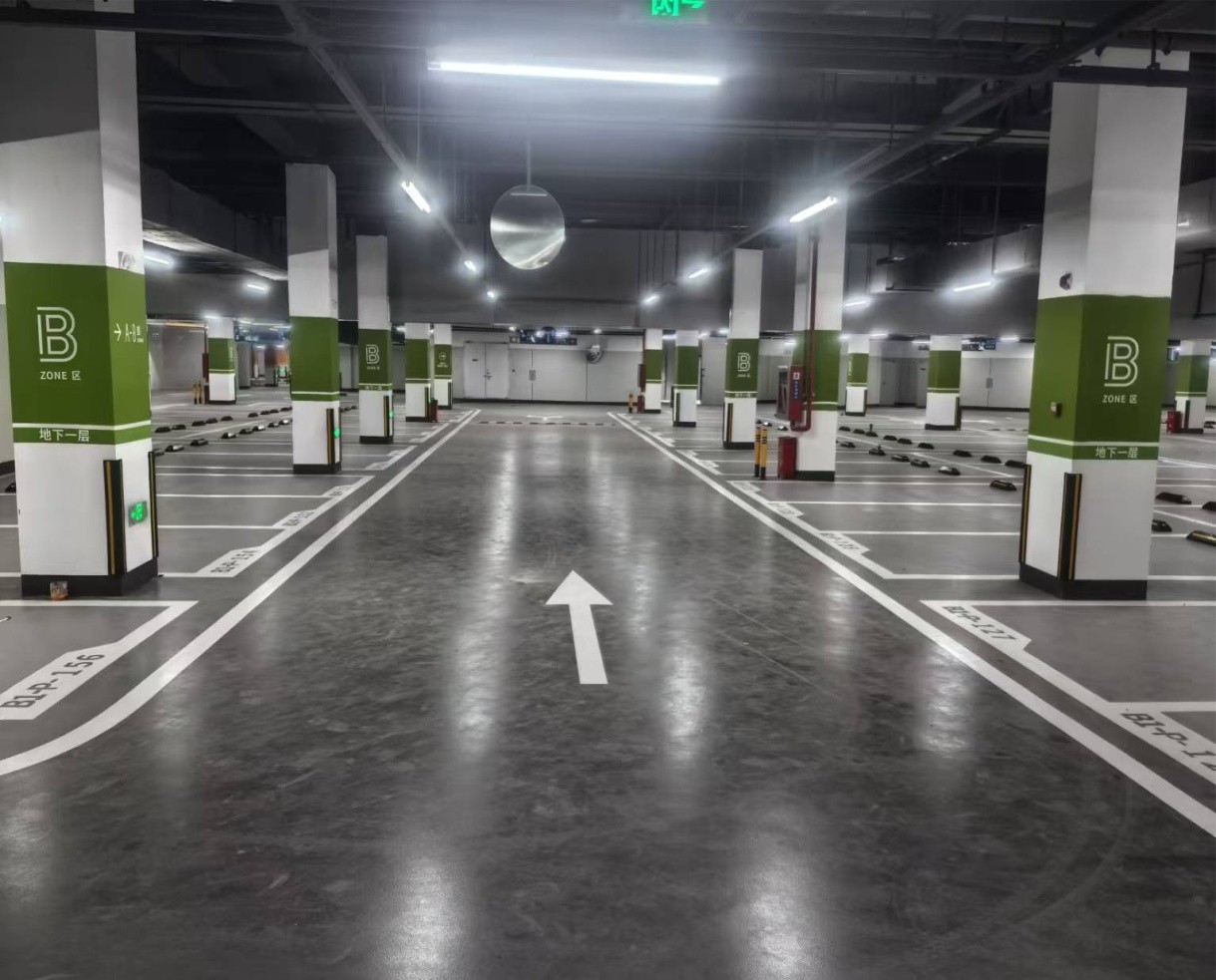 深物業 | 御棠上府·3.5萬平方地下車庫地坪工程-聚氨酯環氧超耐磨+環氧微珠防滑